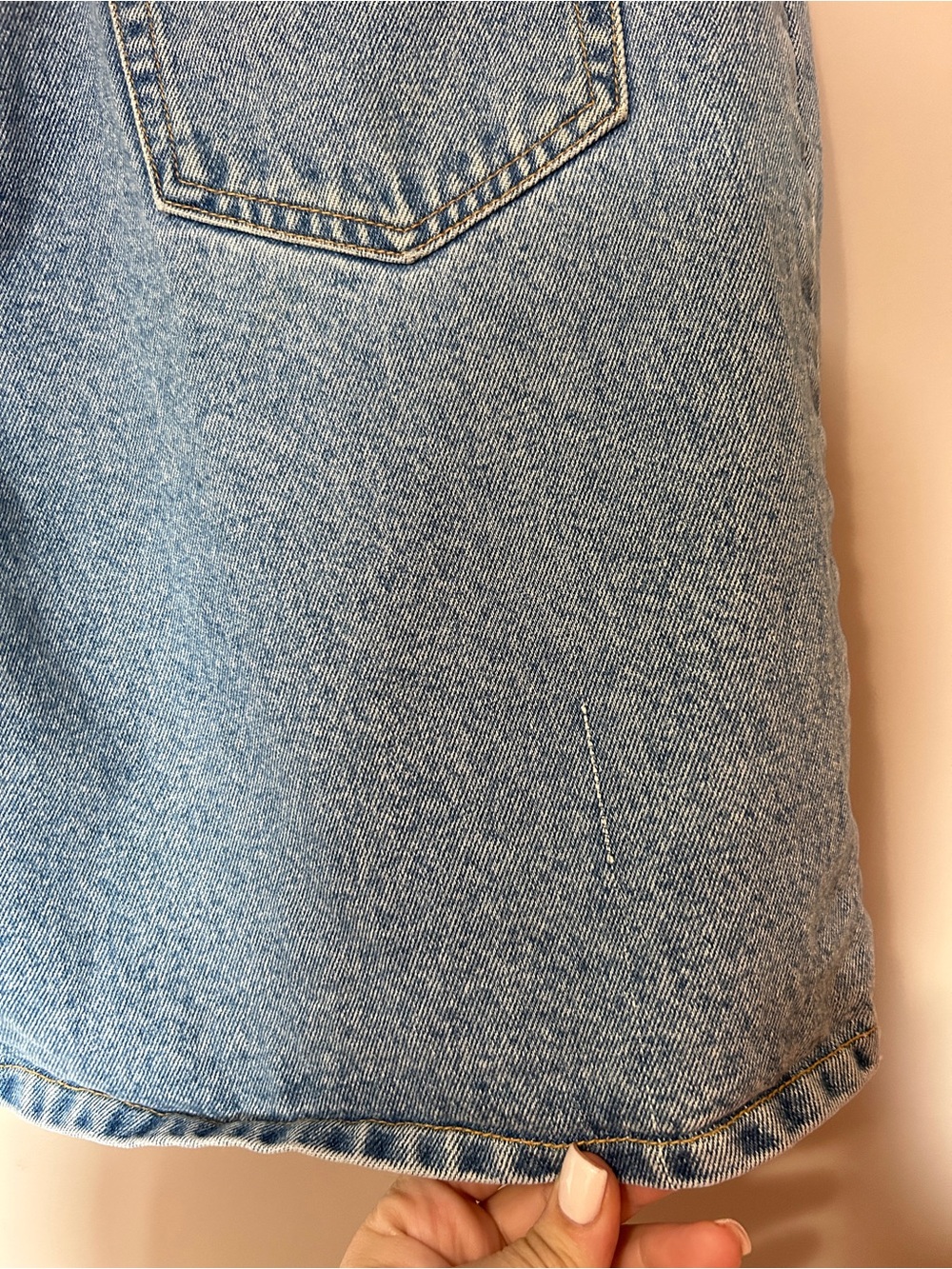 Vintage Denim Shorts Sz S/M - Picture 3 of 10